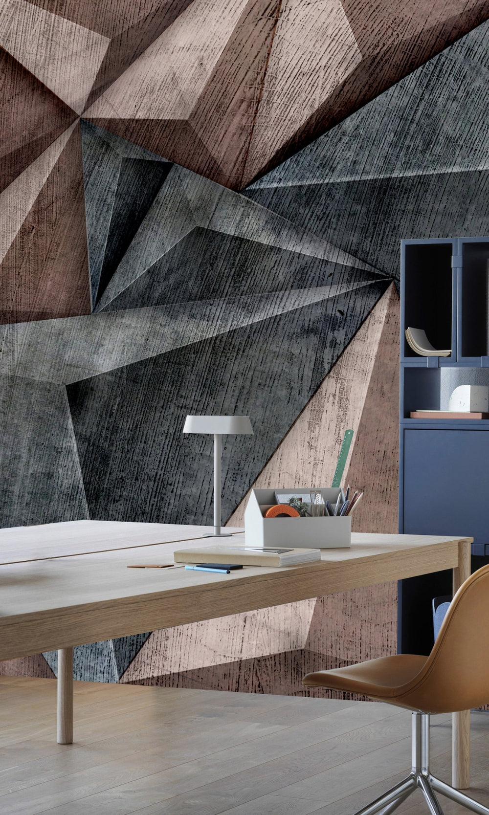 Gray Industrial  Mural Wallpaper M1228-Sample