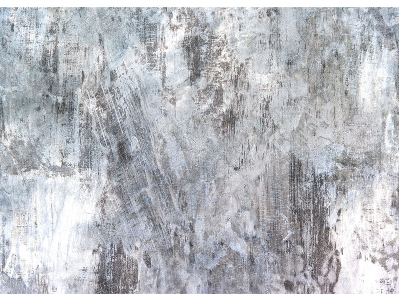 Gray & Blue Cement Texture Mural Wallpaper M1209