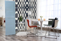 Gray & Neutral Geometric Shapes Mural Wallpaper M1328