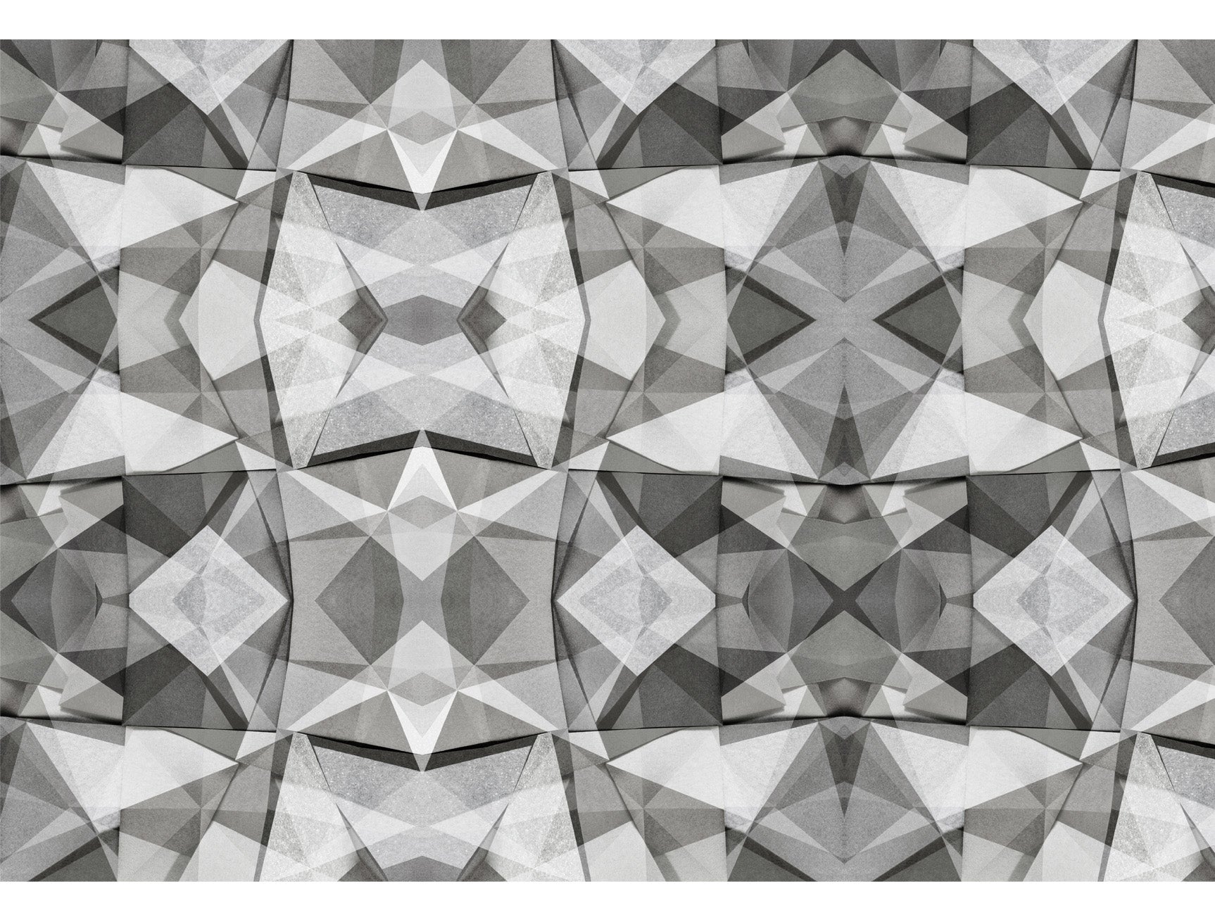Gray & Neutral Triangular Shapes Mural Wallpaper M1330 – Walls Republic US