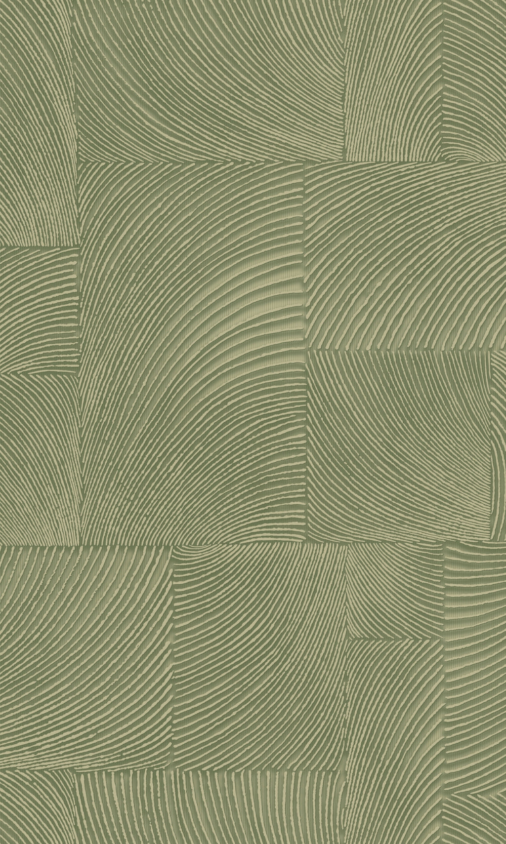 Green Abstract Geometric Waves Wallpaper R9320