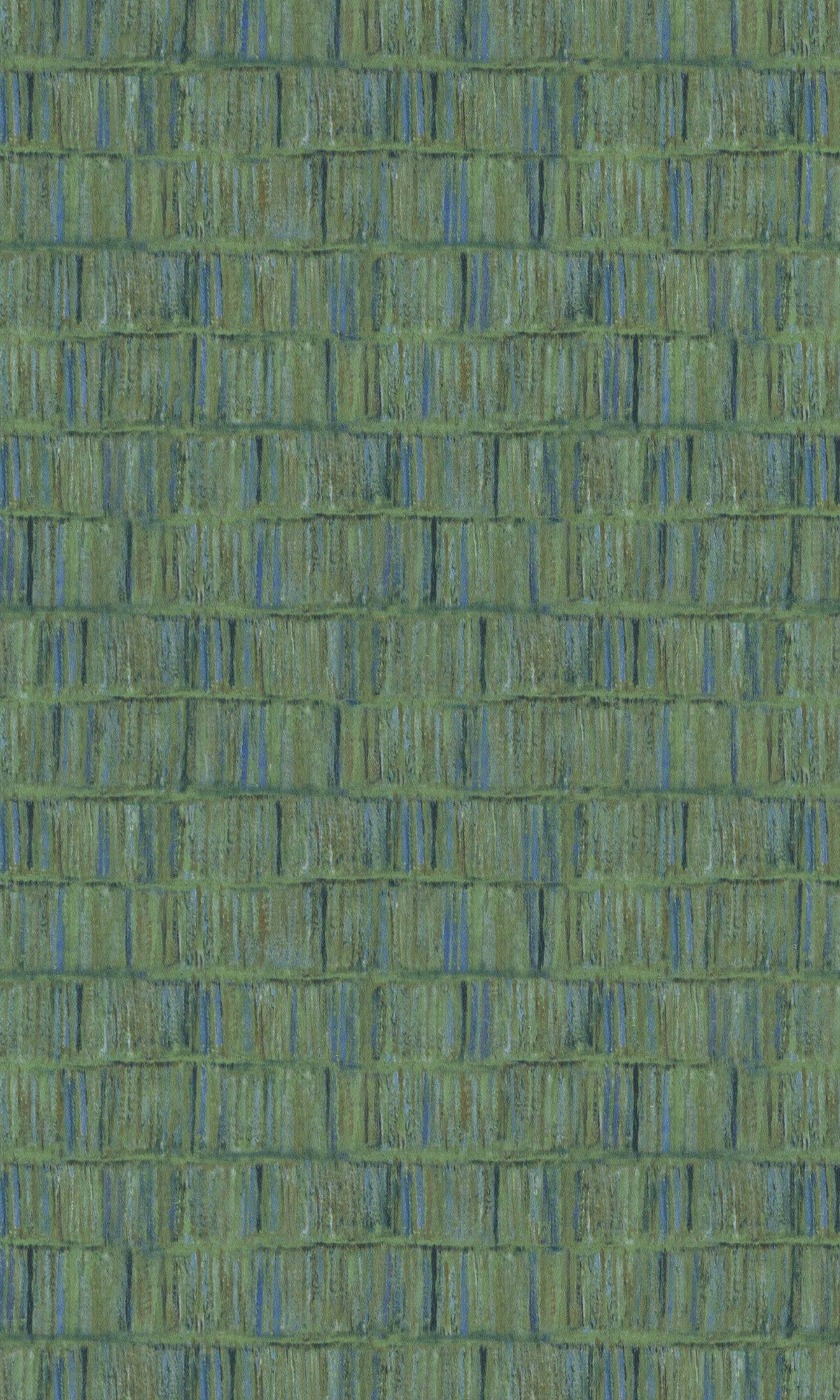 Green Brushstrokes Tiles Geometric Wallpaper R8472