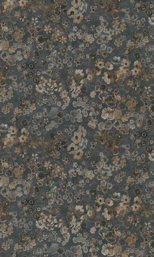Dark Green Dreamy Floral Jungle Wallpaper R8557