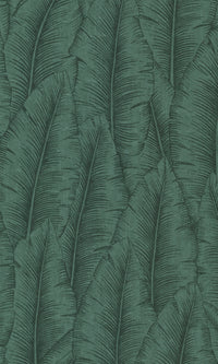 Green Tropical Leaves Botanical Wallpaper R8733