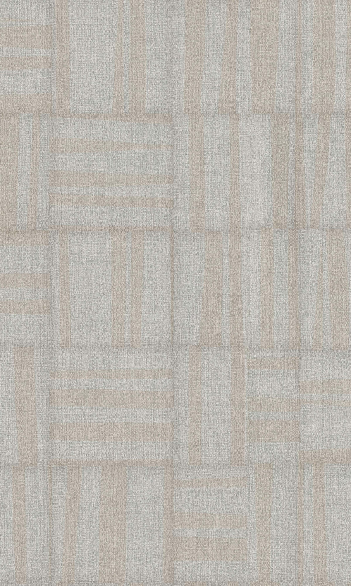 Greige Geometric Squares & Stripes Wallpaper R8691
