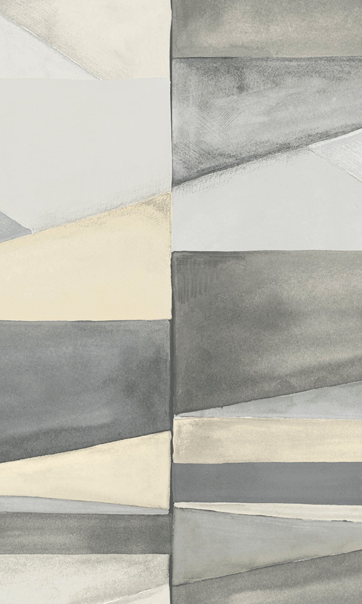 Grey Gradient Blocks Geometric Wallpaper R9176