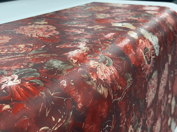Wallcovering panelled to the dimensions of an installation