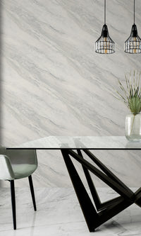 Ivory Cream Simple Marble Wallpaper R8542