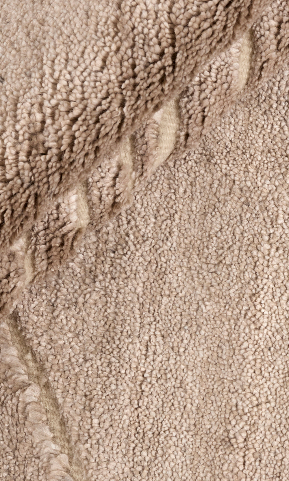 Beige Geometric Fields Hand Knotted Rectangular Luxury Rugs