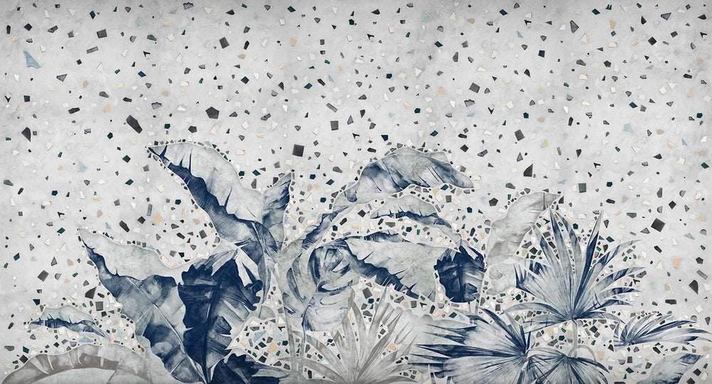 Silver Lake Tropical Mosaic Mural M2905- Sample