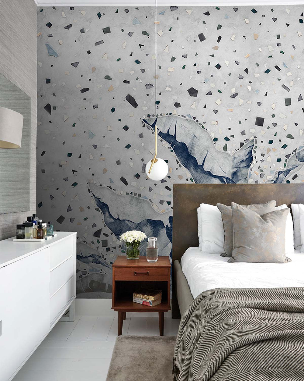 Silver Lake Tropical Mosaic Mural M2905- Sample