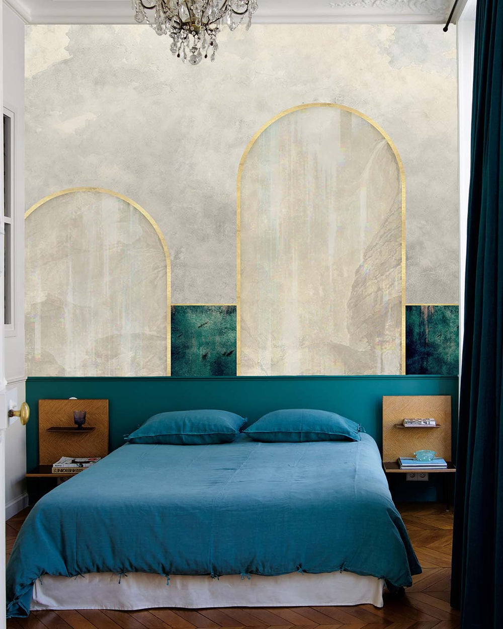Whisper Ridge Concrete Mountain Range Mural M2907