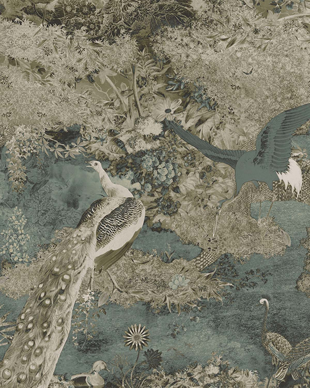 Dawnstone Botanical Eden Mural M2913