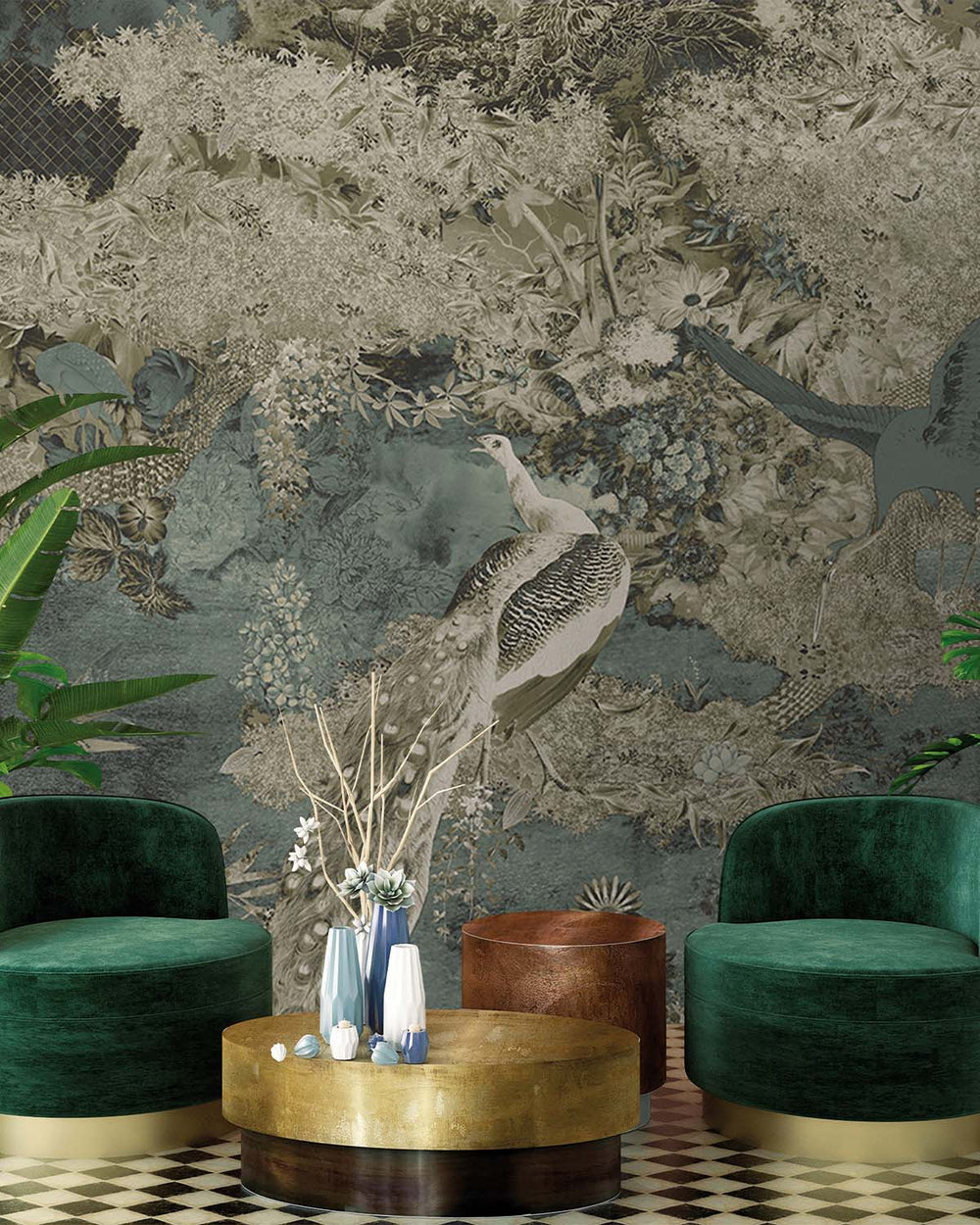 Dawnstone Botanical Eden Mural M2913