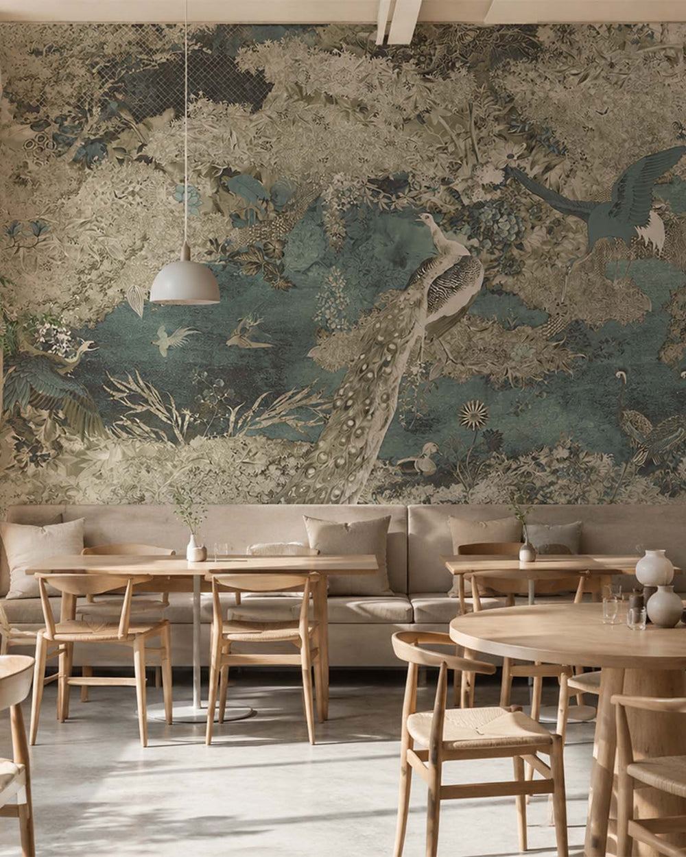 Dawnstone Botanical Eden Mural M2913- Sample