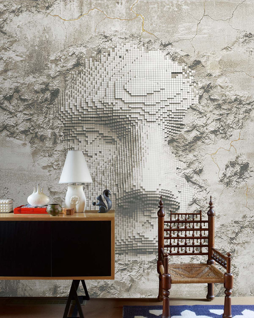 Dusty Sand Beauty in the Broken Mural M2923- Sample