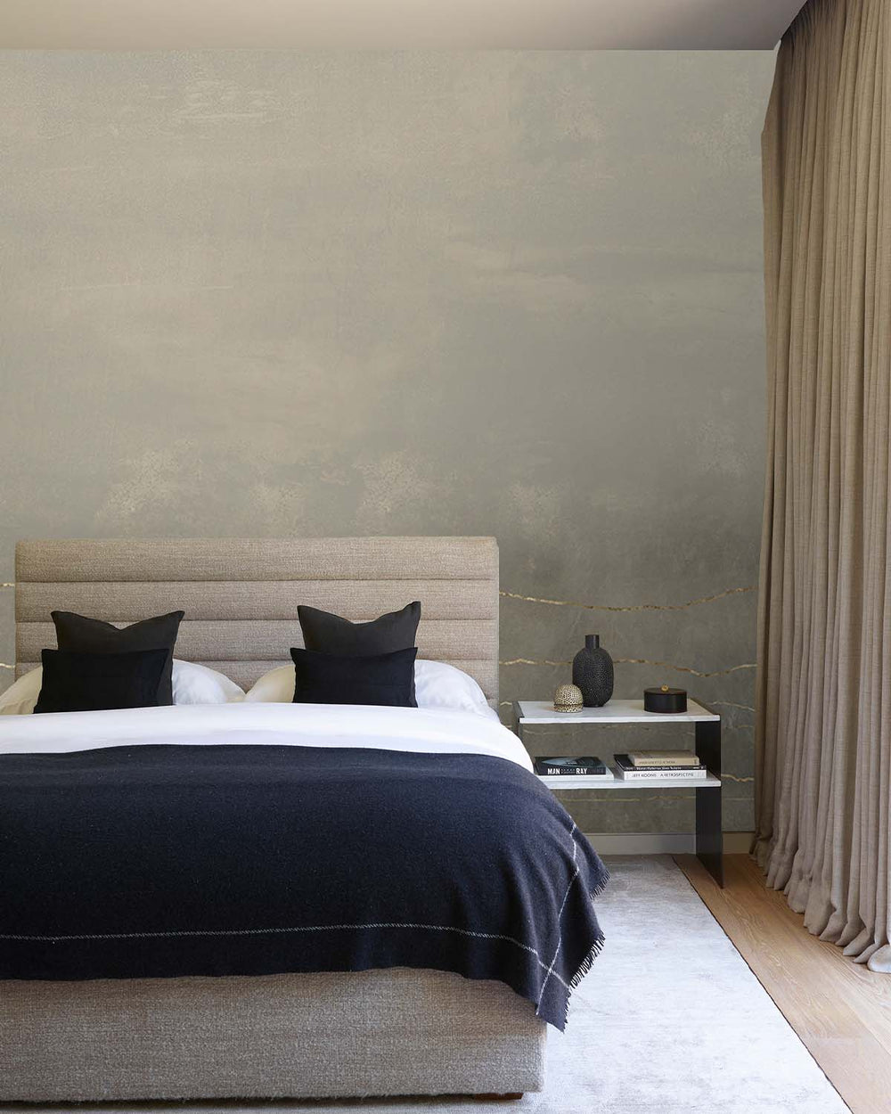 Abbey Stone Mottled Stone and Stripes Mural M2928