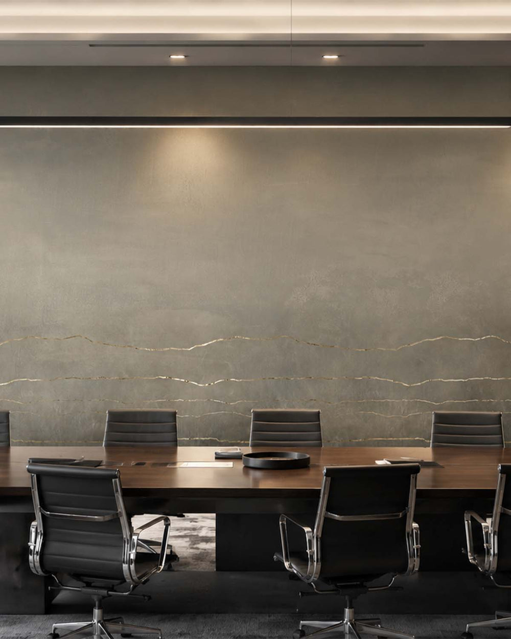 Abbey Stone Mottled Stone and Stripes Mural M2928