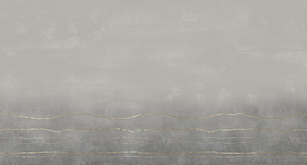 Warm Granite Mottled Stone and Stripes Mural M2929