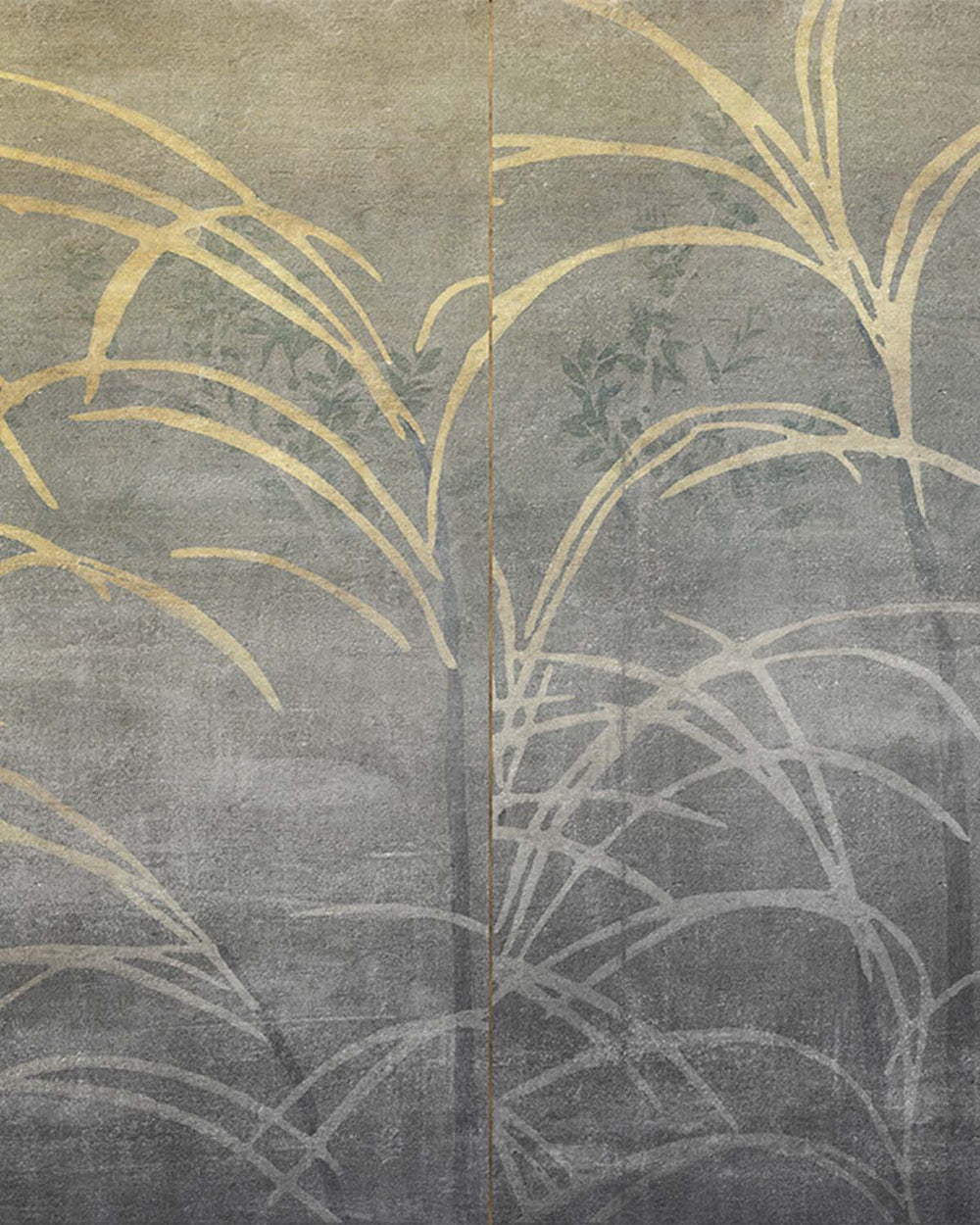 Laurel Oak Japanese Prairie in Autumn Mural M2942- Sample