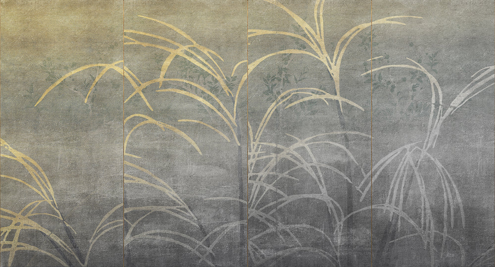 Laurel Oak Japanese Prairie in Autumn Mural M2942- Sample
