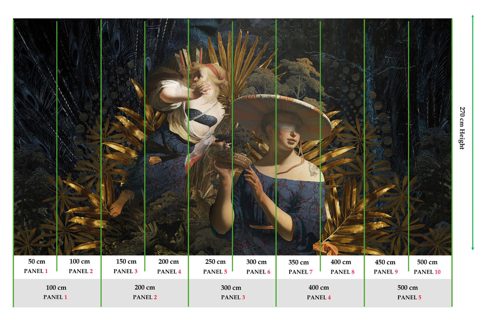 Sapphire Stone Renaissance Dream Mural M2967