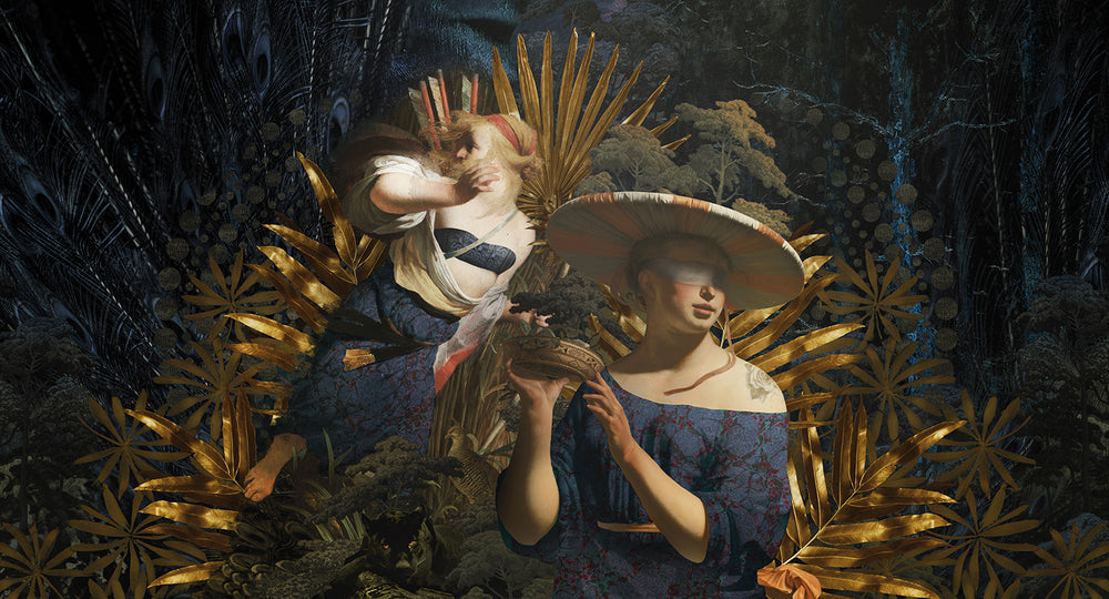Sapphire Stone Renaissance Dream Mural M2967- Sample