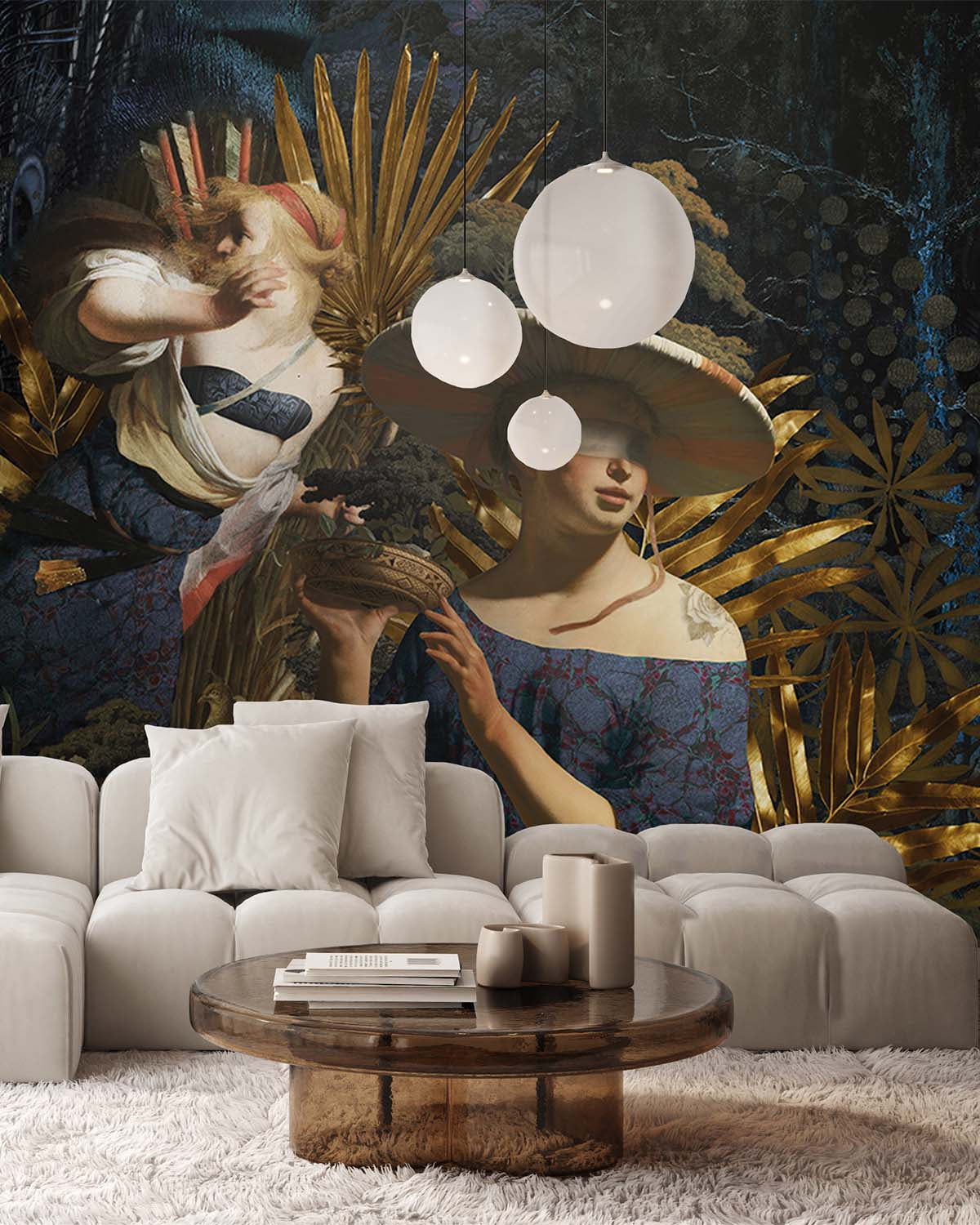 Sapphire Stone Renaissance Dream Mural M2967