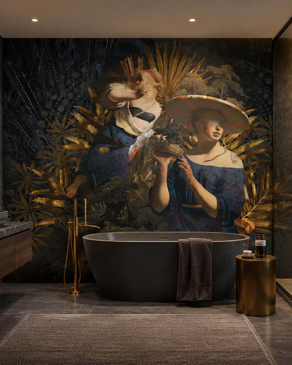 Sapphire Stone Renaissance Dream Mural M2967- Sample