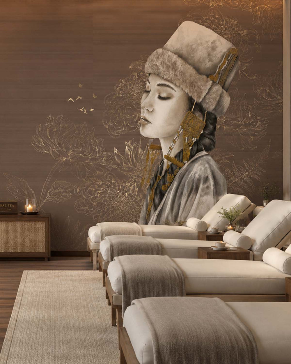 Quincy Brown Winter Princess Mural M3001