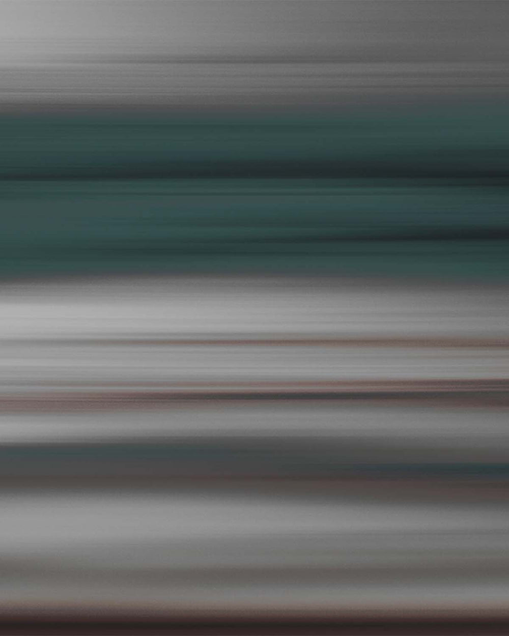Frontier Green Abstract Coastal Sunset Mural M3005