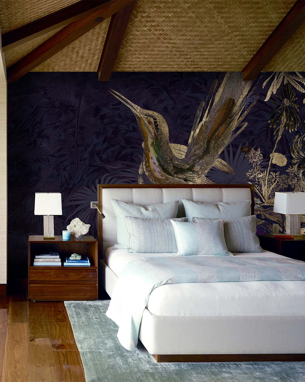 Corbeau Exotic Hummingbird Mural M3023 - Sample