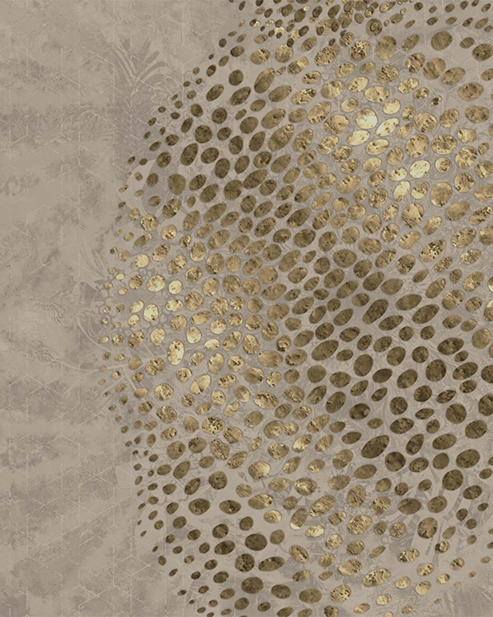 Stonehenge Greige Abstract Desert Oasis Mural M3031 - Sample