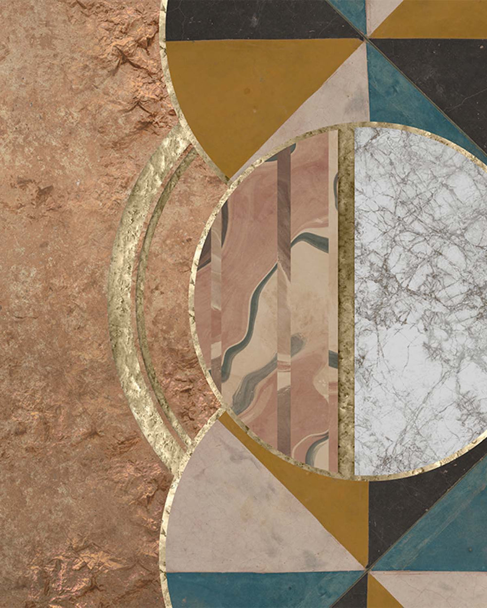 Mangy Moose Neo Abstract Sand Dunes Mural M3033