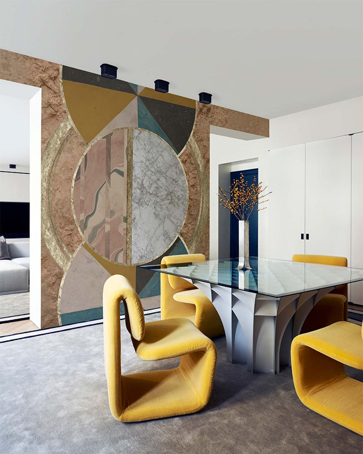 Mangy Moose Neo Abstract Sand Dunes Mural M3033