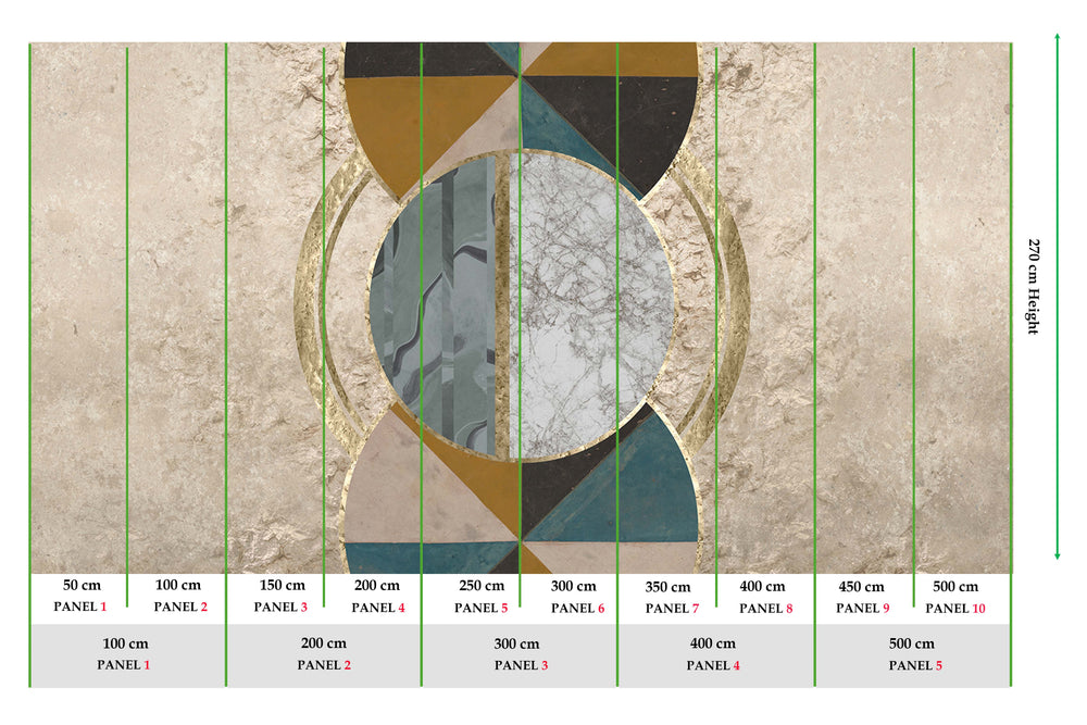 Smoke Grey Neo Abstract Sand Dunes Mural M3034 - Sample