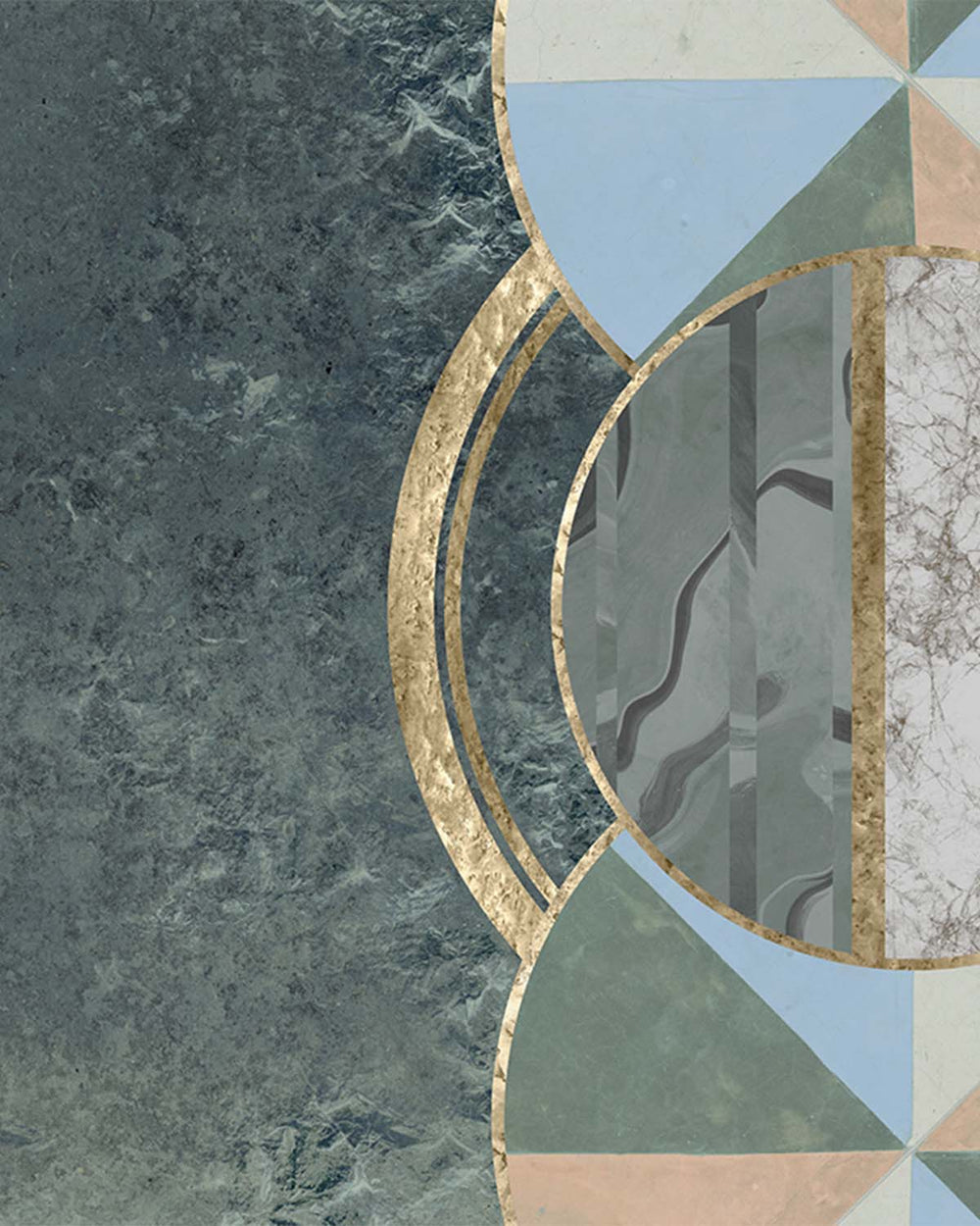 Urbanite Neo Abstract Sand Dunes Mural M3035