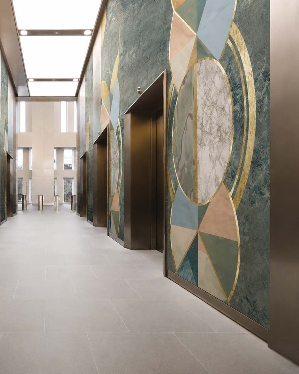 Urbanite Neo Abstract Sand Dunes Mural M3035 - Sample