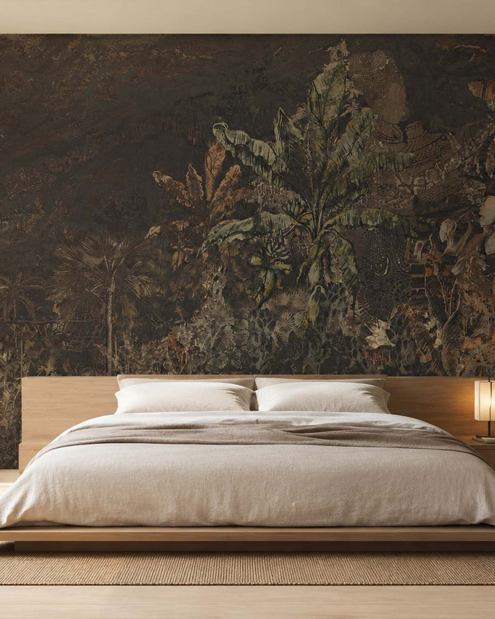 Brownish Black By the River Mural M3042 - Sample