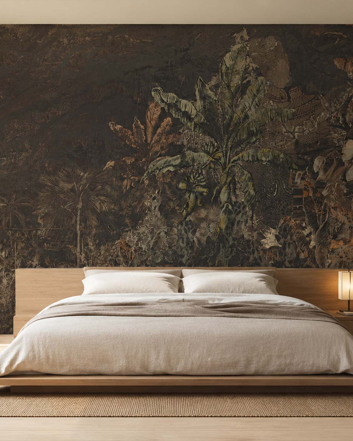 Brownish Black By the River Mural M3042 - Sample