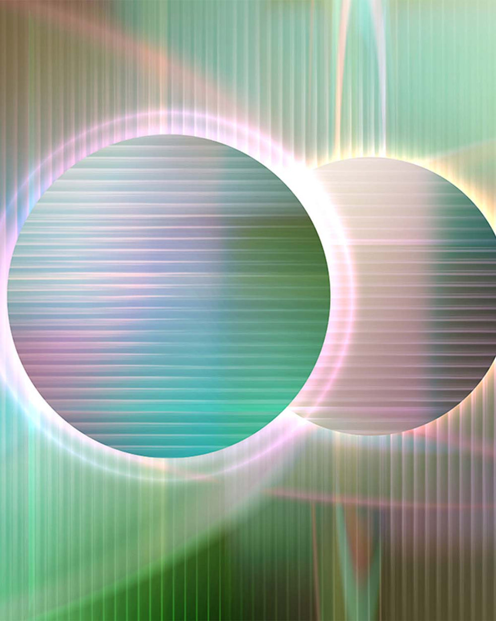 Willow Bough Digital Cosmic Abstraction Mural M3048 - Sample