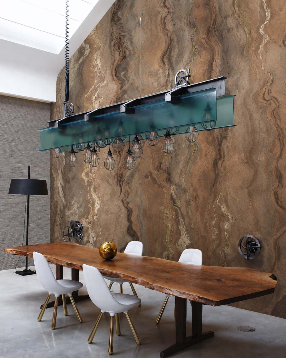 Heavy Siena Luxurious Abstract Marble Mural M3054