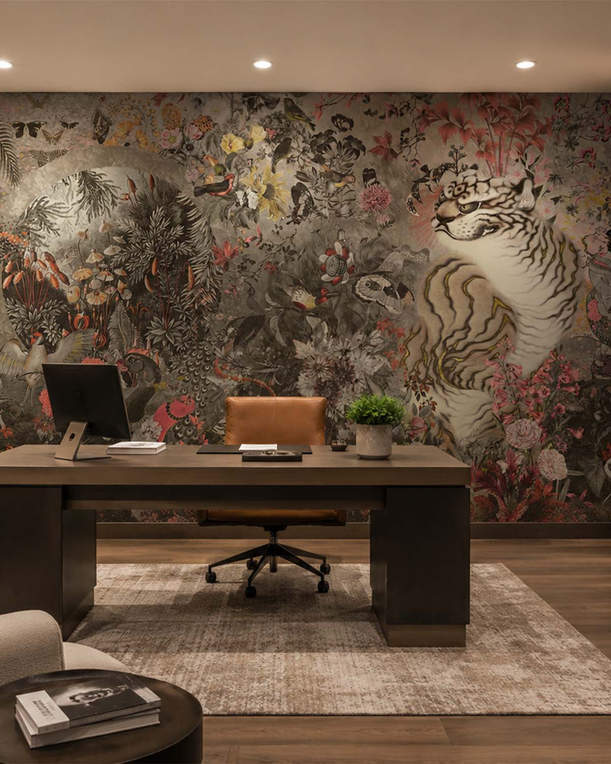 Montecito Mythical Tropical Garden Mural M3059 - Sample