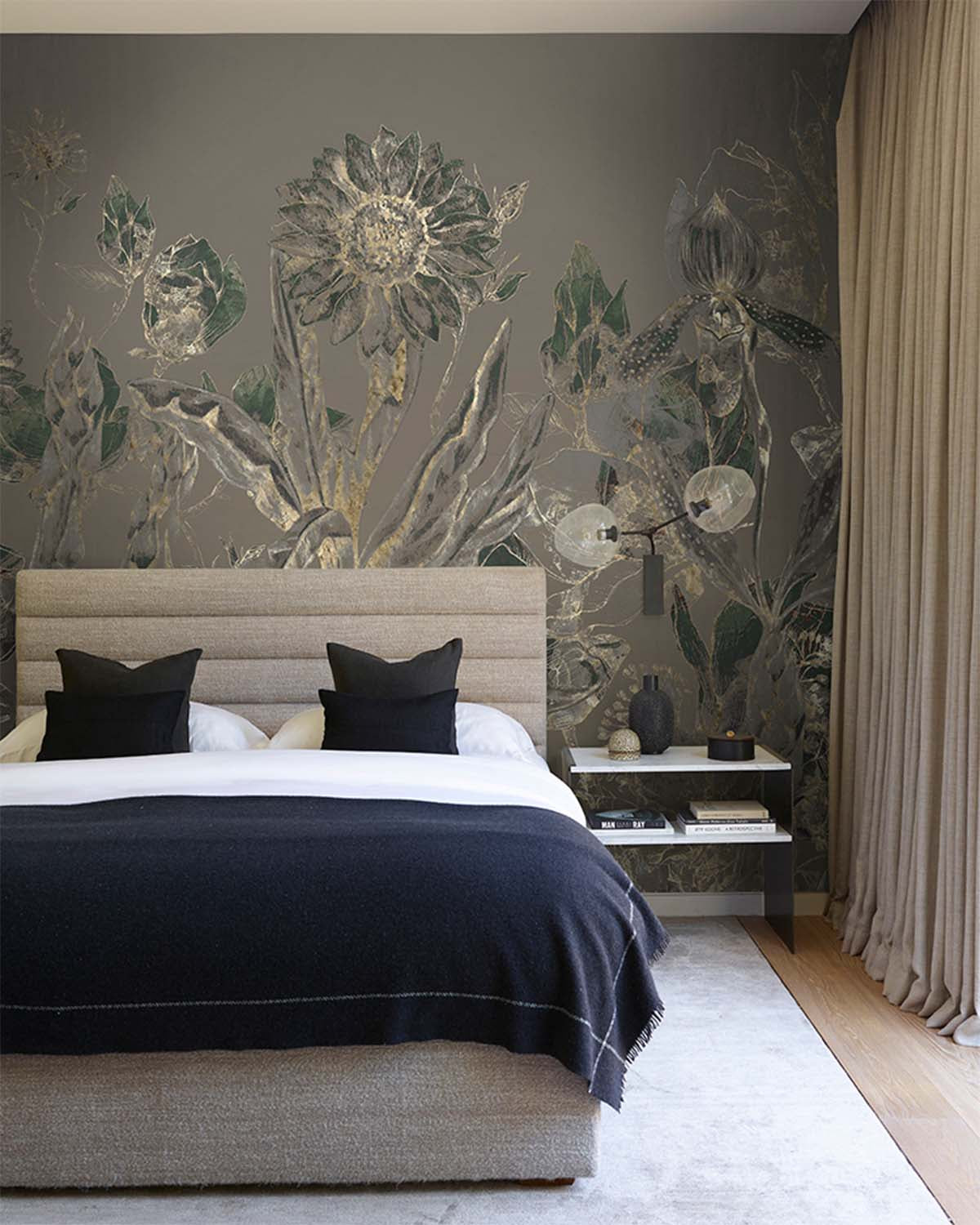Aumbry Ethereal Botanical Rainforest Mural M3060