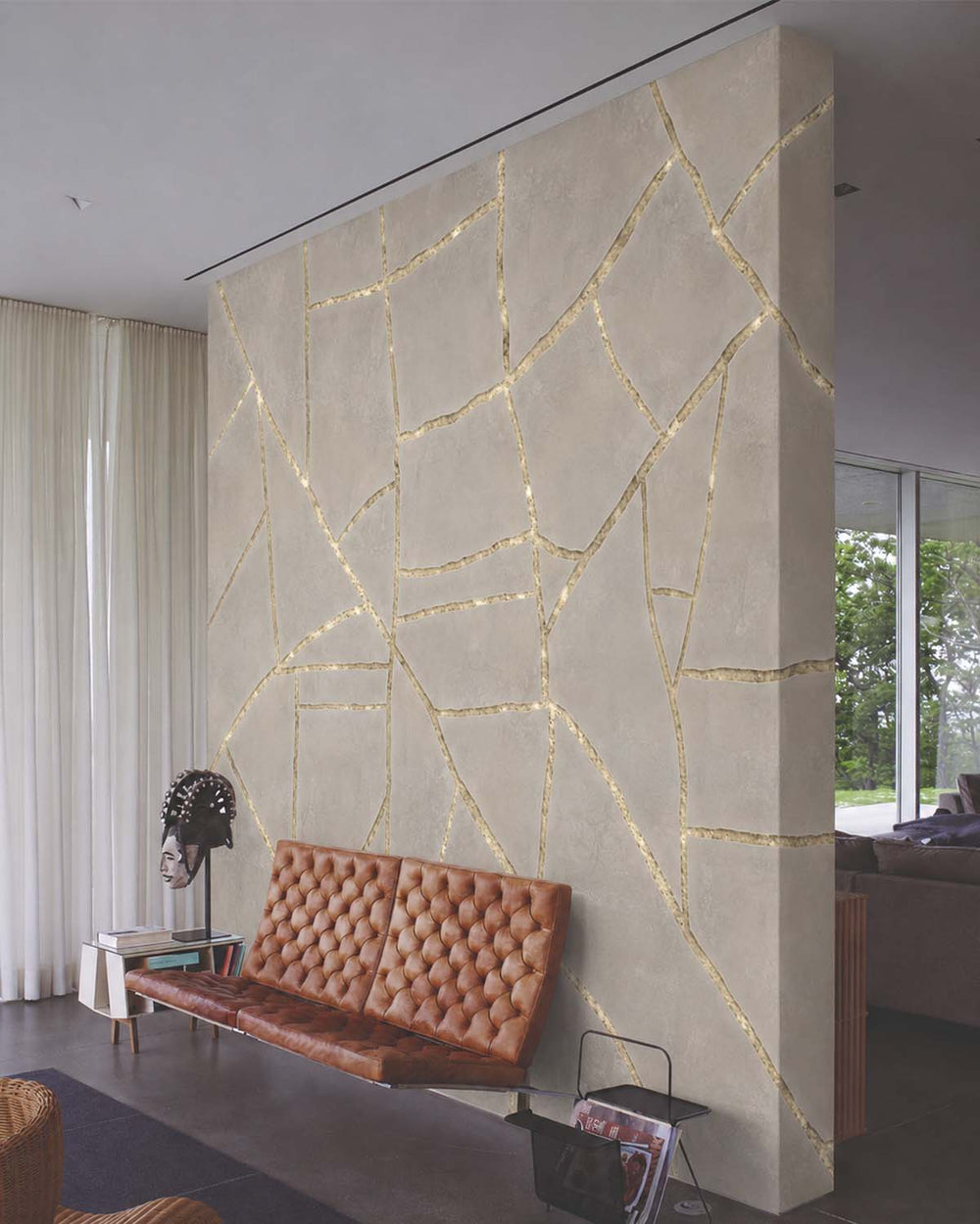 Desert Dune Cracked Wabi-Sabi Walls Mural M3063 - Sample