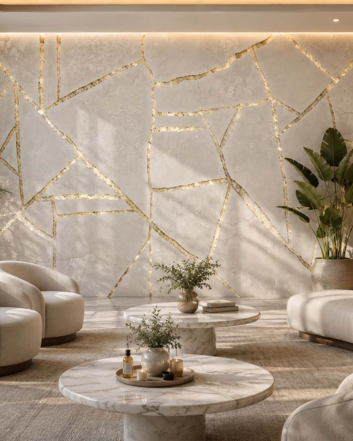 Desert Dune Cracked Wabi-Sabi Walls Mural M3063 - Sample