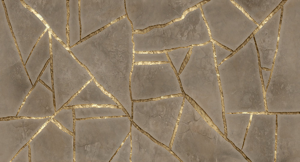 Dune Shadow Cracked Wabi-Sabi Walls Mural M3064