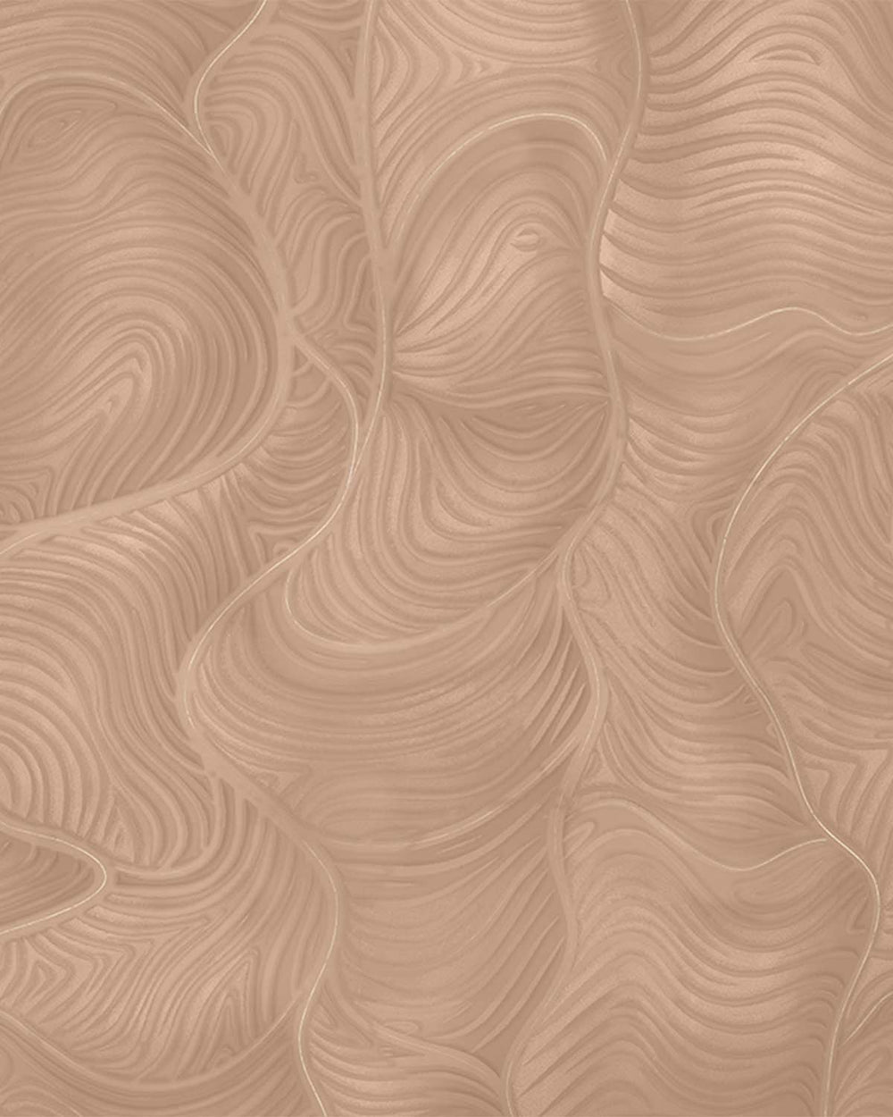 Cool Clay Organic Wavy Woodgrain Mural M3081