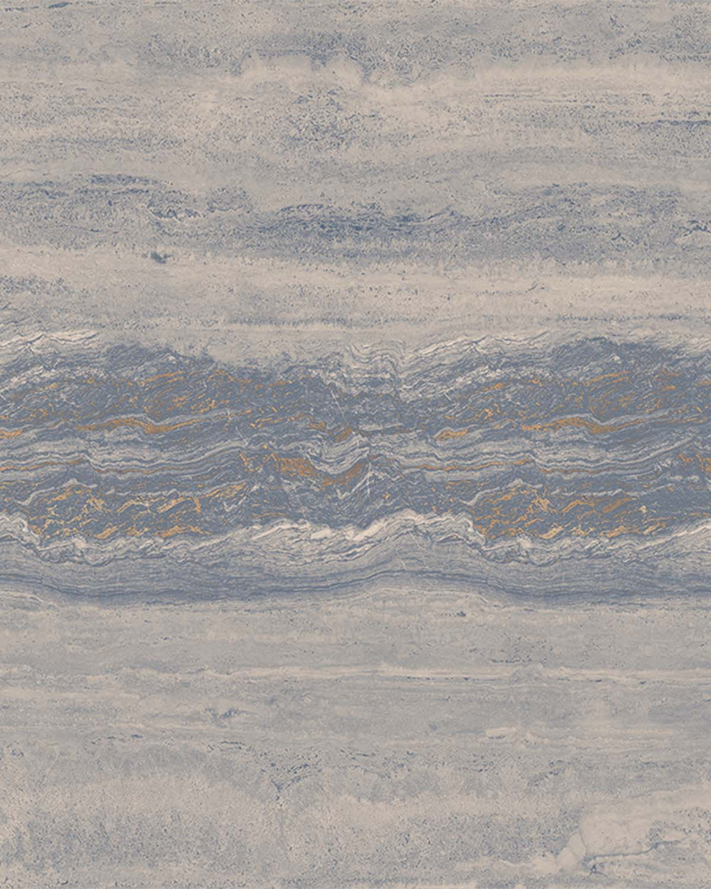 Steeple Grey Stratified Marble Stone Mural M3084