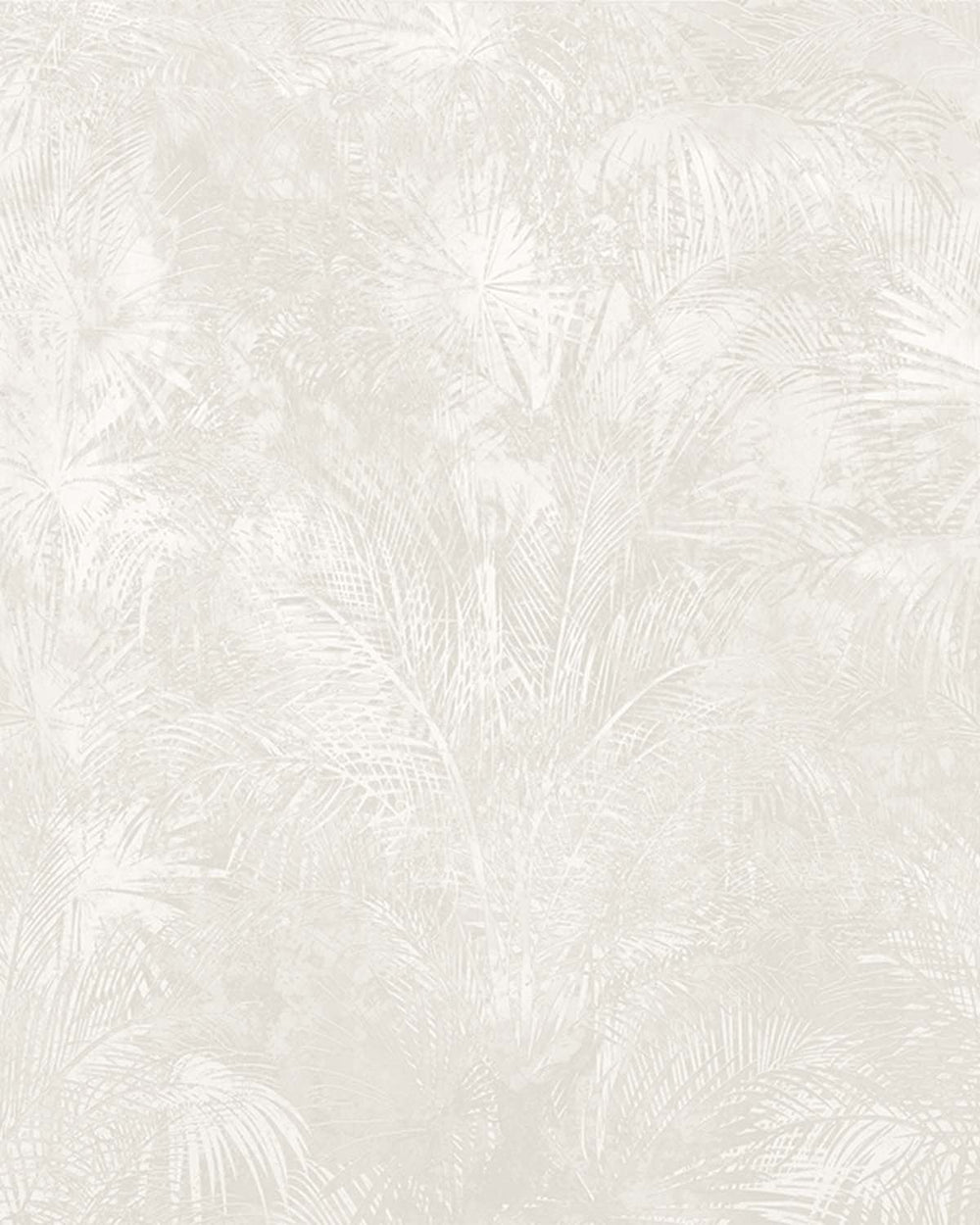 Foggy Day Luxe Areca Palm Leaf Mural M3086